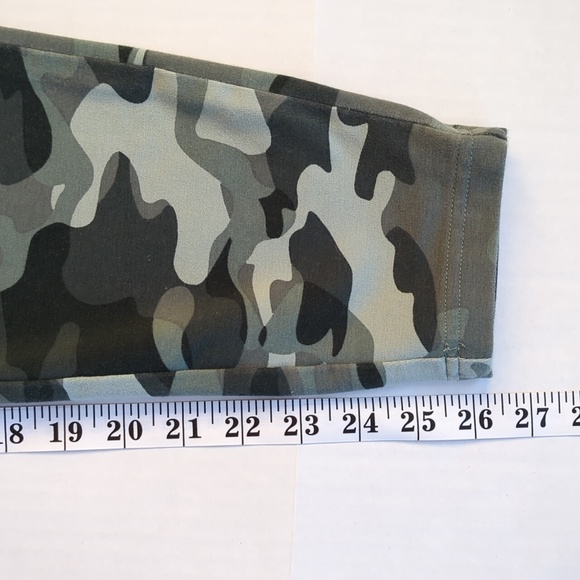 Lands' End Camouflage Starfish Legging Pant LARGE Green Camo - Picture 14 of 14